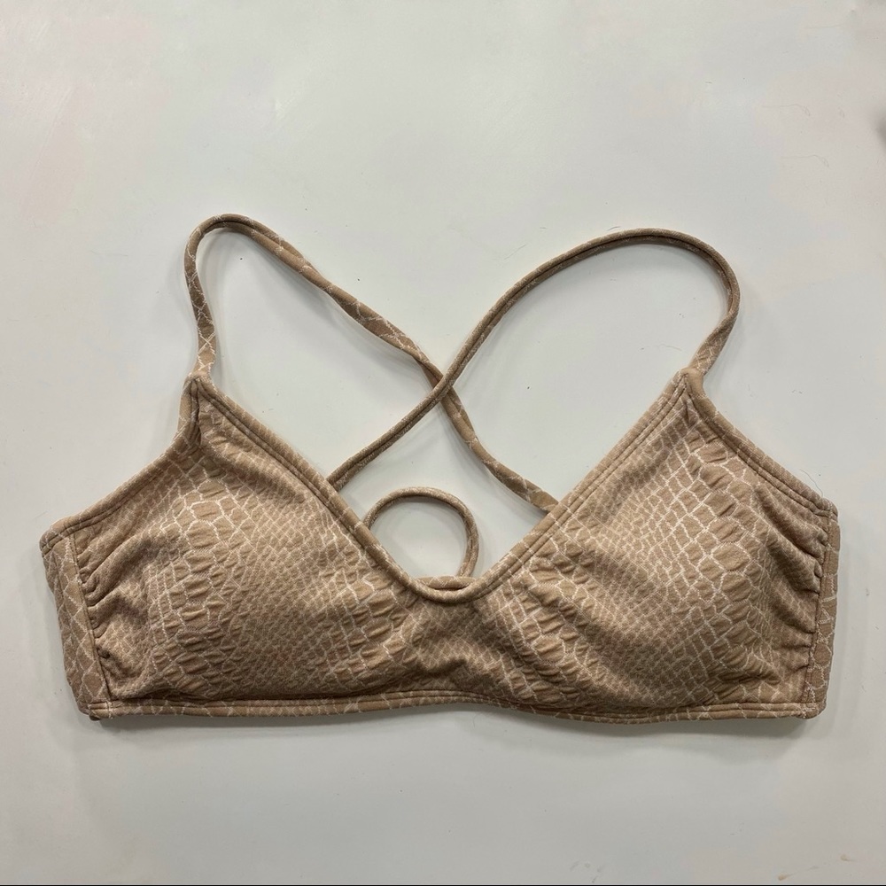Nude Snakeskin Bikini Set (Target)